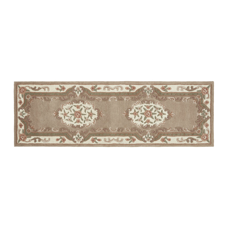 Comfort Oriental Wool Hand Woven Beige, Runner 67 x 210cm