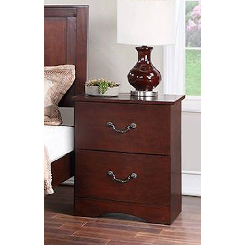 Table de chevet Emmamae, Brun foncé