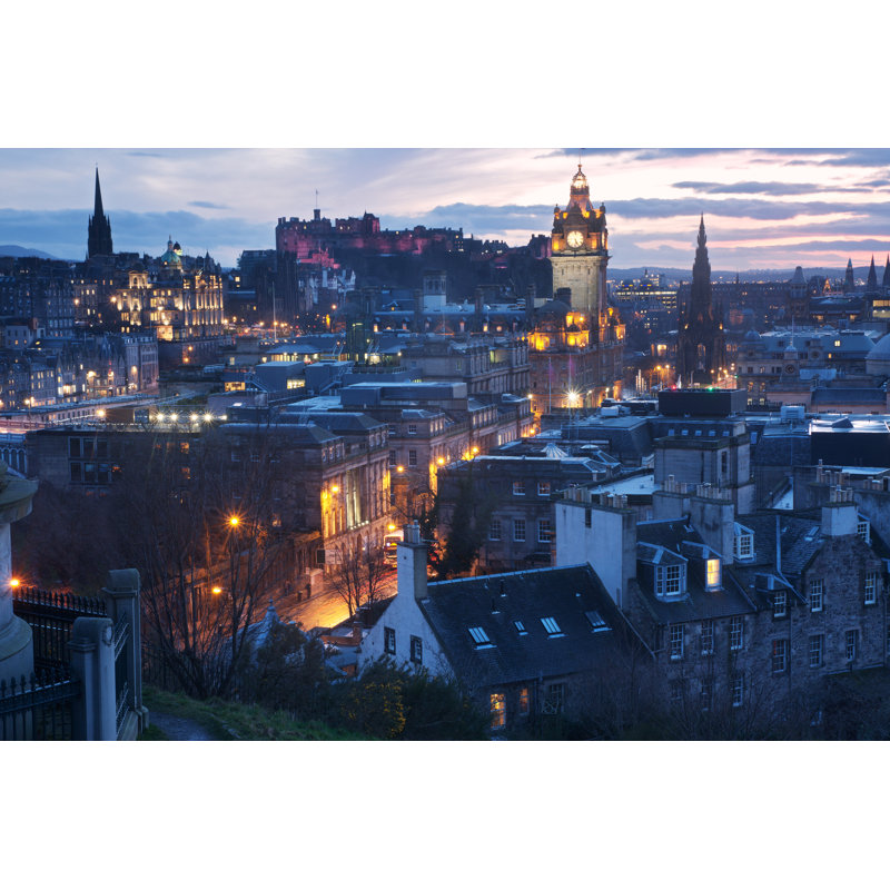 Edinburgh, Scotland - Wrapped Canvas Print, 81cm H x 122cm W
