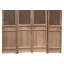 Portes moustiquaires pliantes en pin brut