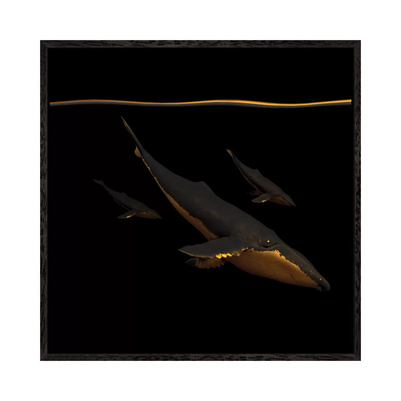 Bond III - Print on Canvas, Black Framed, 93.98 cm H x 93.98 cm W