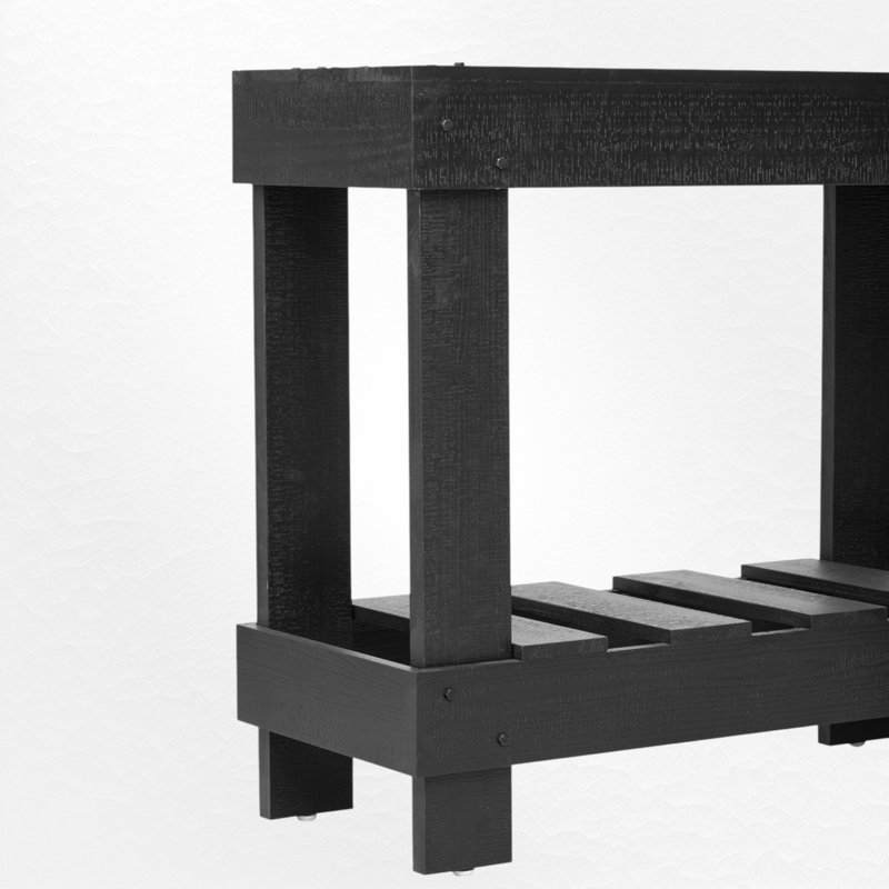 63.03" Console Table, Black