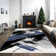 Galaxy Series Abrstract Black/Gray/Ivory/Beige Area Rug
