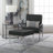 Abrham Faux Leather Armchair-2104234308
