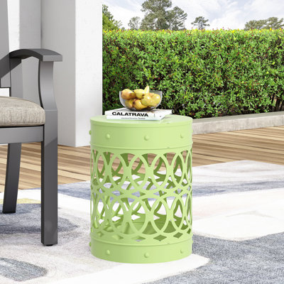 Outdoor Metal end Table -Large