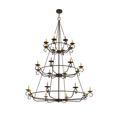 Estrella 24 - Light Dimmable Empire Chandelier