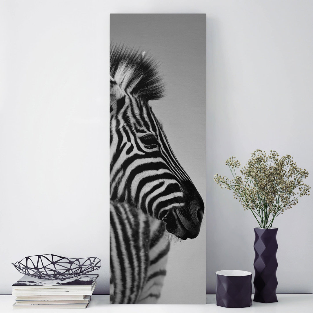 Leinwandbild Zebra Baby II