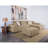 Plather Camel Upholstered Rectangular Ottoman-1921429776