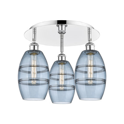 Dundrod Glass Flush Mount