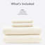 Drap-housse simple 3 pièces en mélange de coton TG 50%, surface de sommeil confortable, absorbant en été, hiver chaud, ajusté pour un matelas de 16 po, comprend un plat et une taie d'oreiller, lavable à la machine