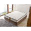 Matelas de qualité supérieure avec ressorts ensachés et mousse à mémoire de forme, 55,1 po x 74,8 po x 9,1 po | Housse en tissu de lin matelassé, fibre de silicone, motif à chevrons blancs et bruns | Solution de sommeil confortable et de soutien pour tous les dormeurs-1057493331