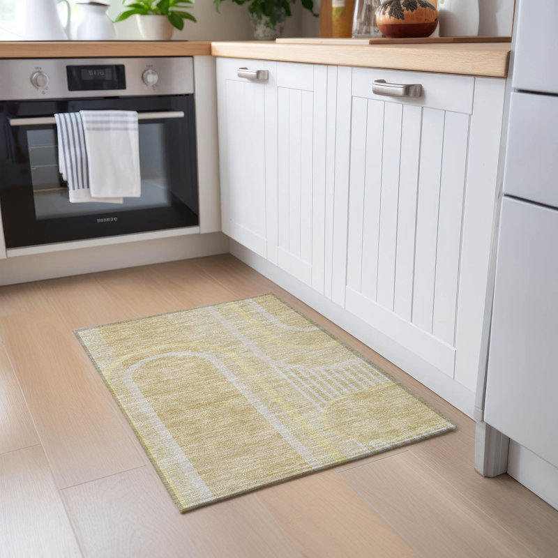 Tapis intérieur / extérieur Kinslee, Rectangle 1 pi 8 po x 2 pi 6 po