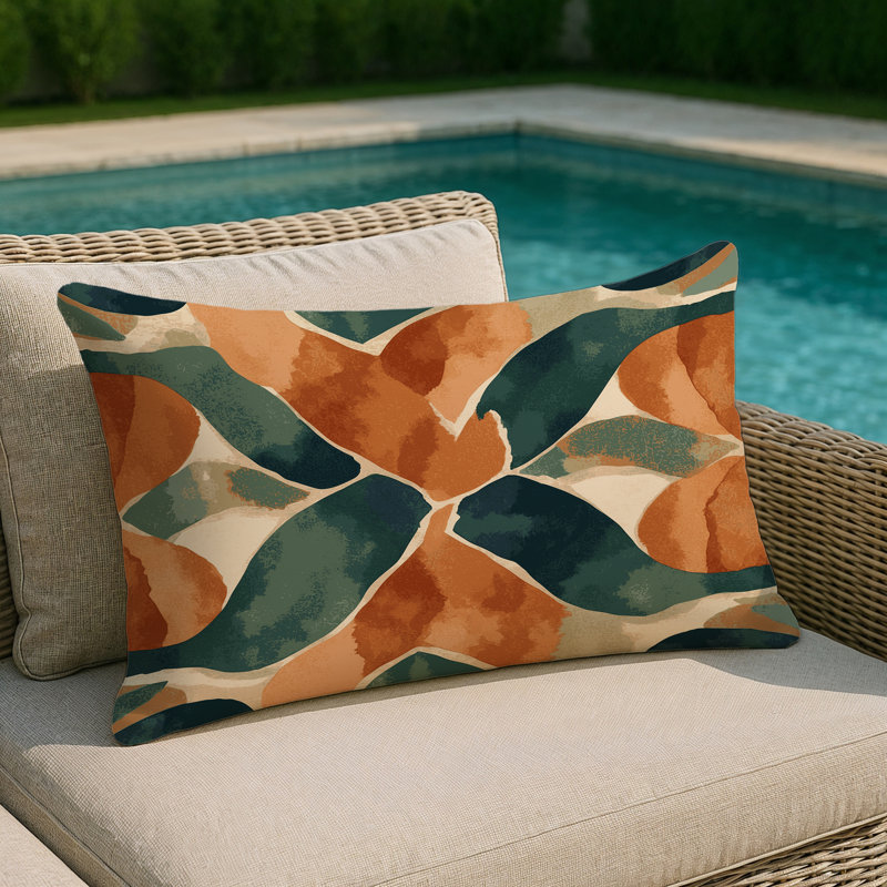 Rustic Rhythms Indoor And Outdoor Throw Pillow, Rectangle 20"H x 14"W