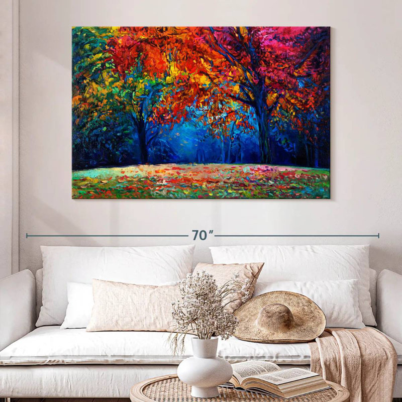 Harnek Impressionist Forest, 34" H x 51" W