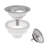 Ruvati Kitchen Sink Basket Strainer Drain Assembly-101340197