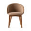 Tuka Upholstered Armchair with Wooden Frame-1188789868-1188789857