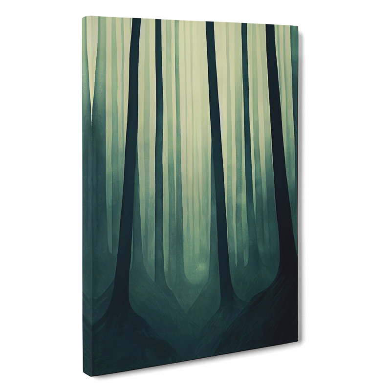 Forest At Dusk No.3 - Wrapped Canvas Print, 50cm H x 35cm W