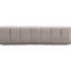 Banc rembourré gris, capacité de 300 lb, sans assemblage, banc polyvalent à conception amusante, assemblage