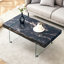 Table basse rectangulaire en bois 43,3 po avec pieds en verre trempé-1388348332-1381071204