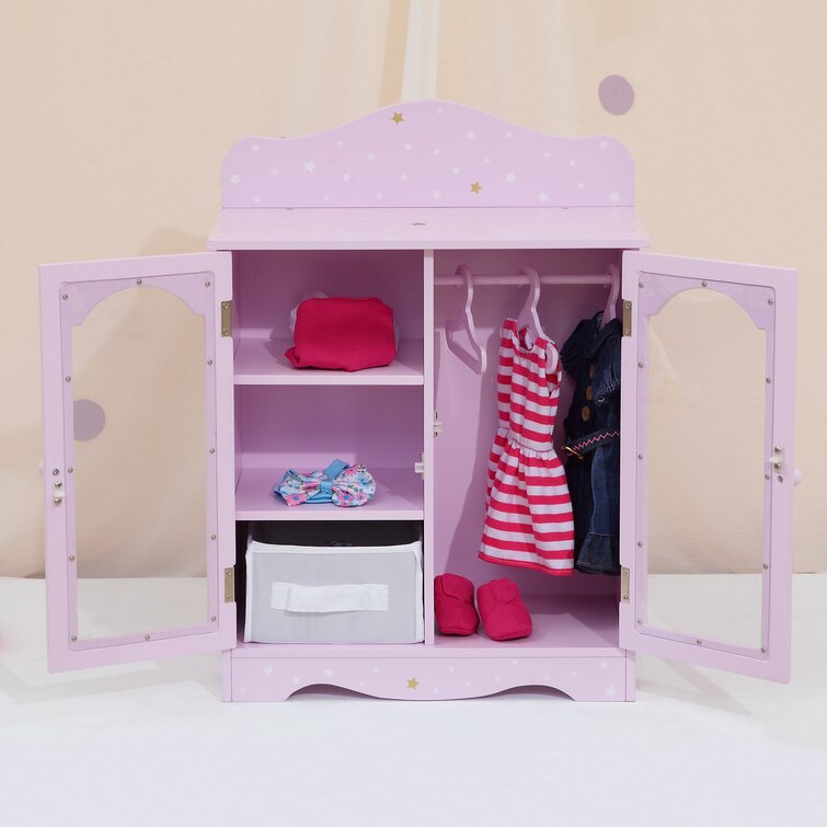 Olivia's Little World Nordic Princess Doll Fancy Closet with Mirror -  Wayfair Canada