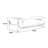 White Upholstered Bench-126430954