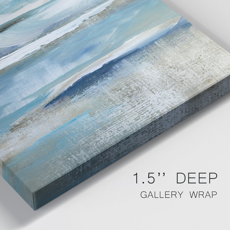 Distant Drama I - 2 Piece Painting Set on Canvas, 12" H x 16" W, Wrapped Canvas, No Frame