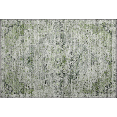 Premium Machine Washable Ashington AMF1832 Global Rug