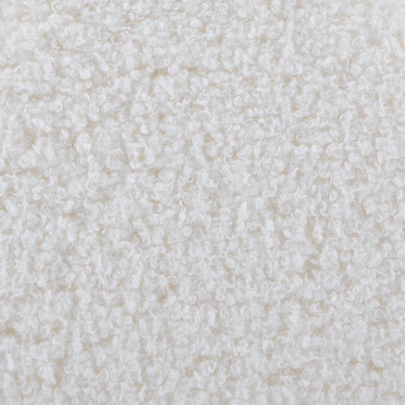Repose-pieds Daisy en tissu blanc par Lumisource