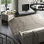 Wool Floral Area Rug in Gray