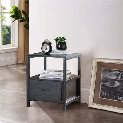 Knopf 45cm W Bedside Table