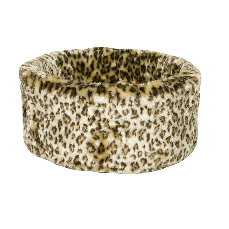 Bolster Pet Bed, 50 cm (20"), Spotted