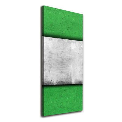 Green Wall - Wrapped Canvas Print