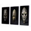 «Ethnical Traditional African Mask», 3 pièces sur toile-1344920671-1344920670