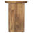 Round Solid Mango Wood Accent Side Table