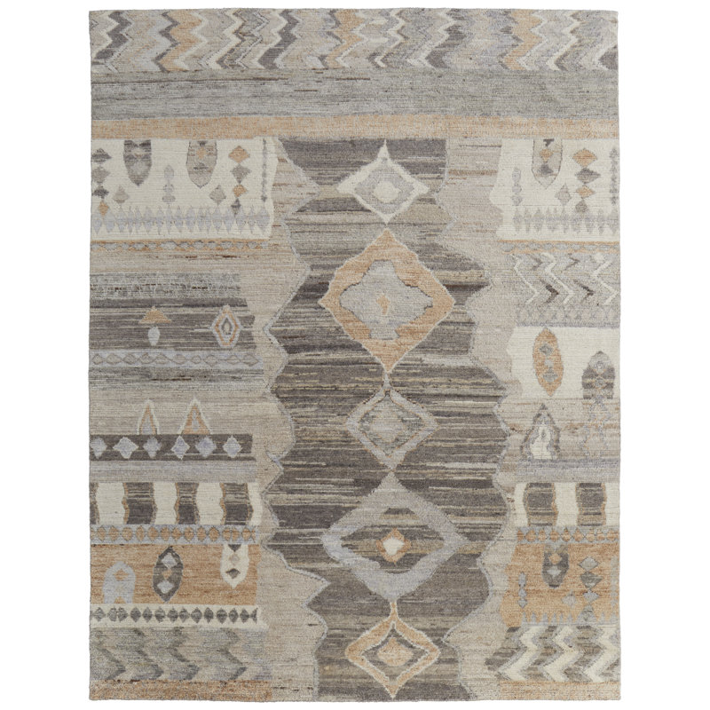 Kasbah Transitional Moroccan Area Rug, Rectangle 7'9" x 9'9"