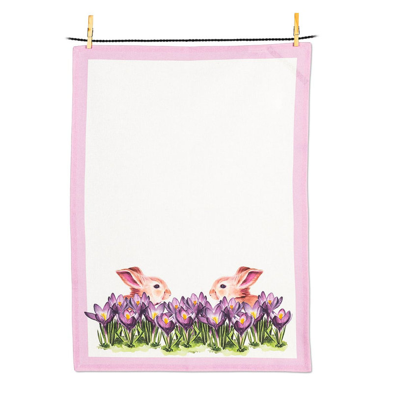Torchon Bunny & Crocus