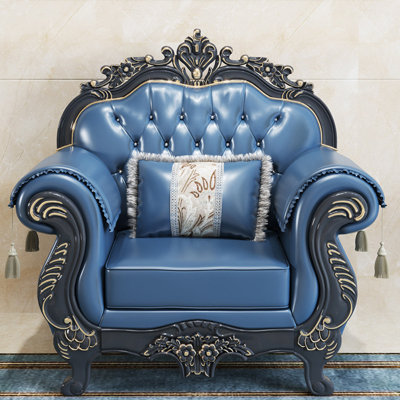 Nouveau canapé en cuir de style chinois.