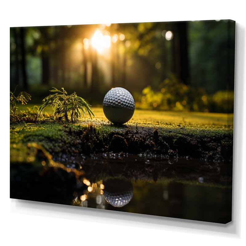 Golf Precision Putt II - Sports Canvas Art Print, H 30 po x l 40 po, Toile tendue