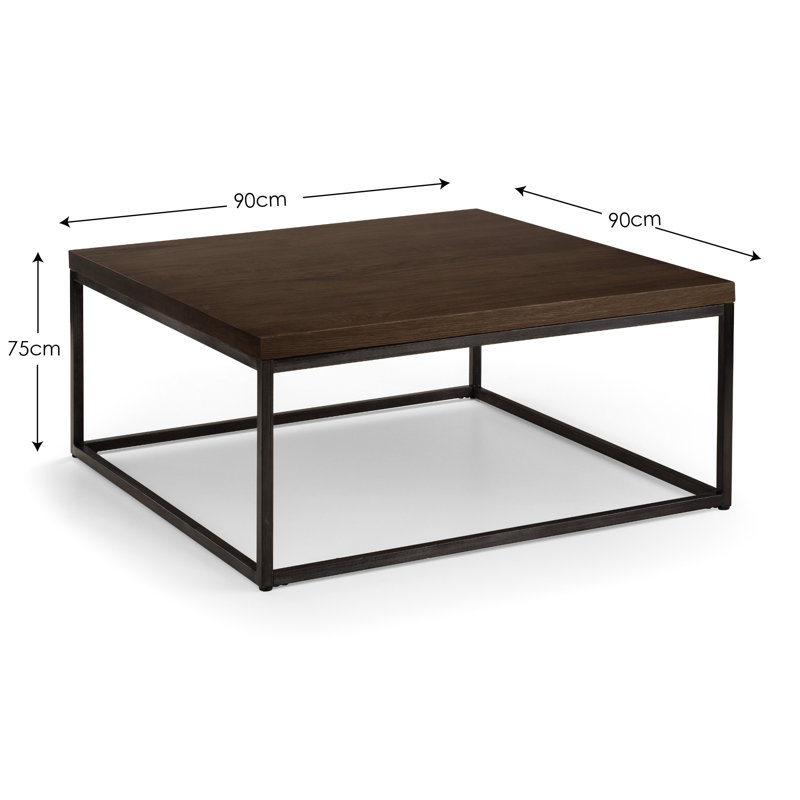 Githens Frame Coffee Table, Dark Oak