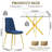 36" Square Glass Dining Table Set, Modern Stainless Steel Cross-Leg Base With 4 Velvet Upholstered Chairs-1107086991