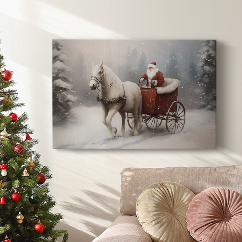 Christmas Holiday Art - Gallery Wrapped Canvas-Series 3-LXXXIII, 24" H x 36" W