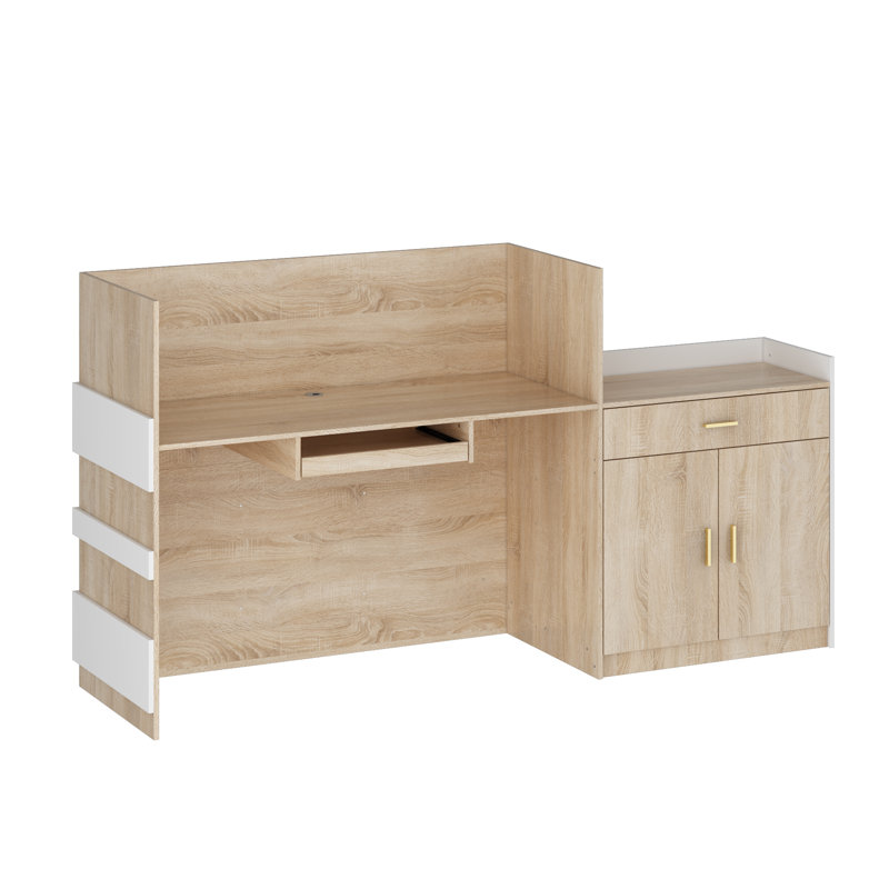 Elegant Reception Desk - Modern And Functional Welcome Station