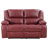 Elodie Red 3-Piece Reclining Sofa Set-153988774
