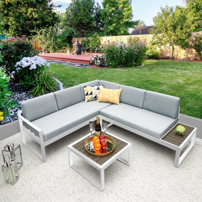 Alroy 250 - Person Garden Lounge Set with Cushions