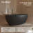 Monblari 51'' X 27.5'' Free Standing Black Soaking Acrylic Bathtub With Overflow And Pop-Up Drain For Bathroom-120392933-124541409