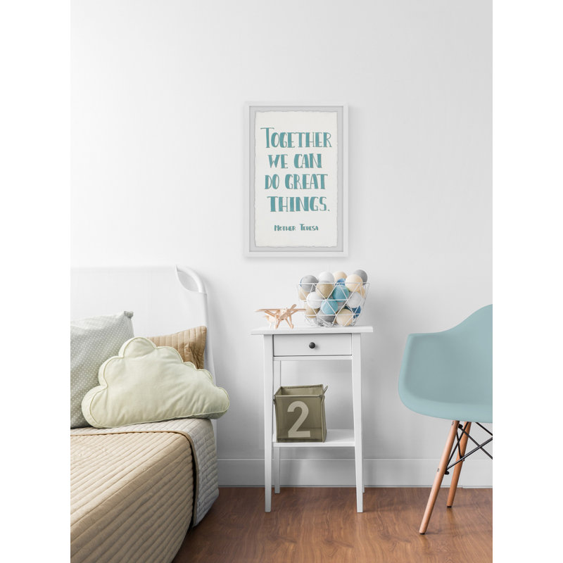 «Frisbie Do Great Things», reproduction encadrée, H 30 po x l 20 po x P 1,5 po