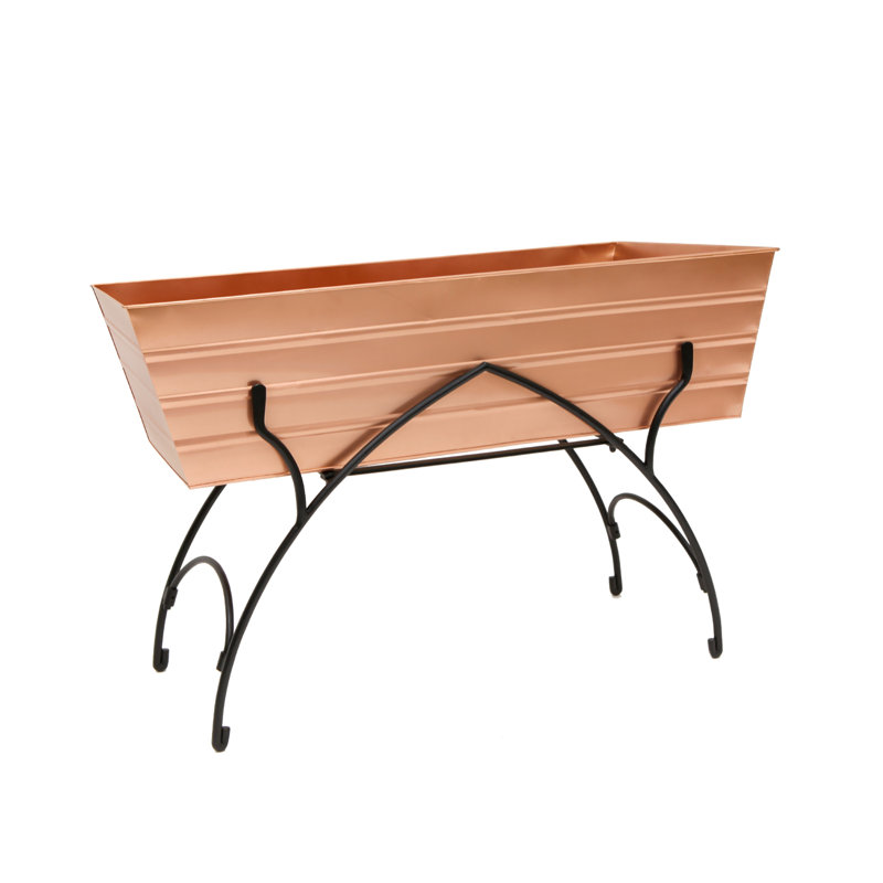 Metal Elevated Planter, Copper