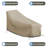 Heavy-Duty Patio Chaise Lounge Cover, All Weather Protection & UV-Resistant Lounger Cover-723320099-723320111