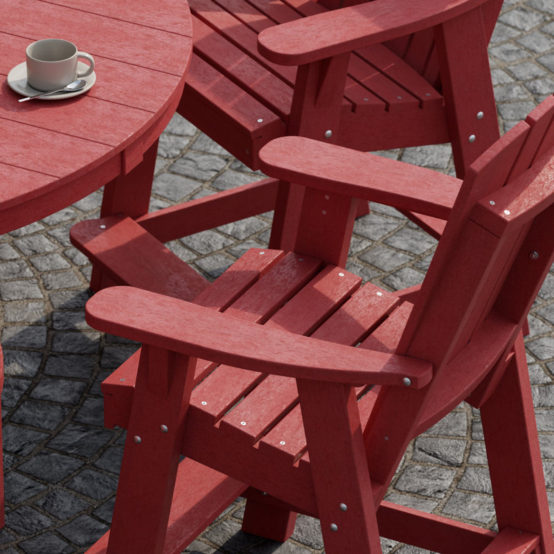 Heritage Pub Counter Set, Cardinal Red, 4