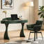 Bureau à tiroirs de rangement de style italien vert foncé